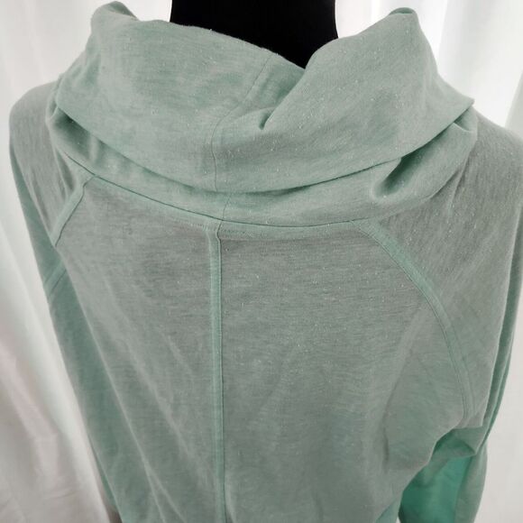 NEW COLUMBIA Womens Knick Beach Pullover Cowl Neck Sweater Mint Green Size XL - Picture 9 of 10
